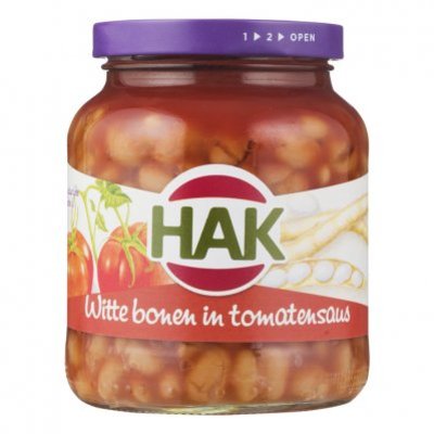 Hak Witte bonen in tomatensaus